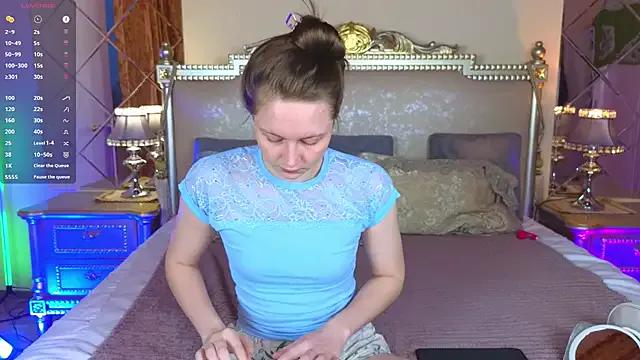 HolyBabyDoll — sucking a finger and teasing kisses